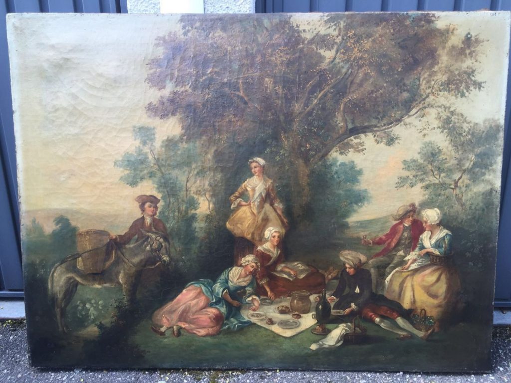 tableau ancien dany antiquité antiquaire haut rhin